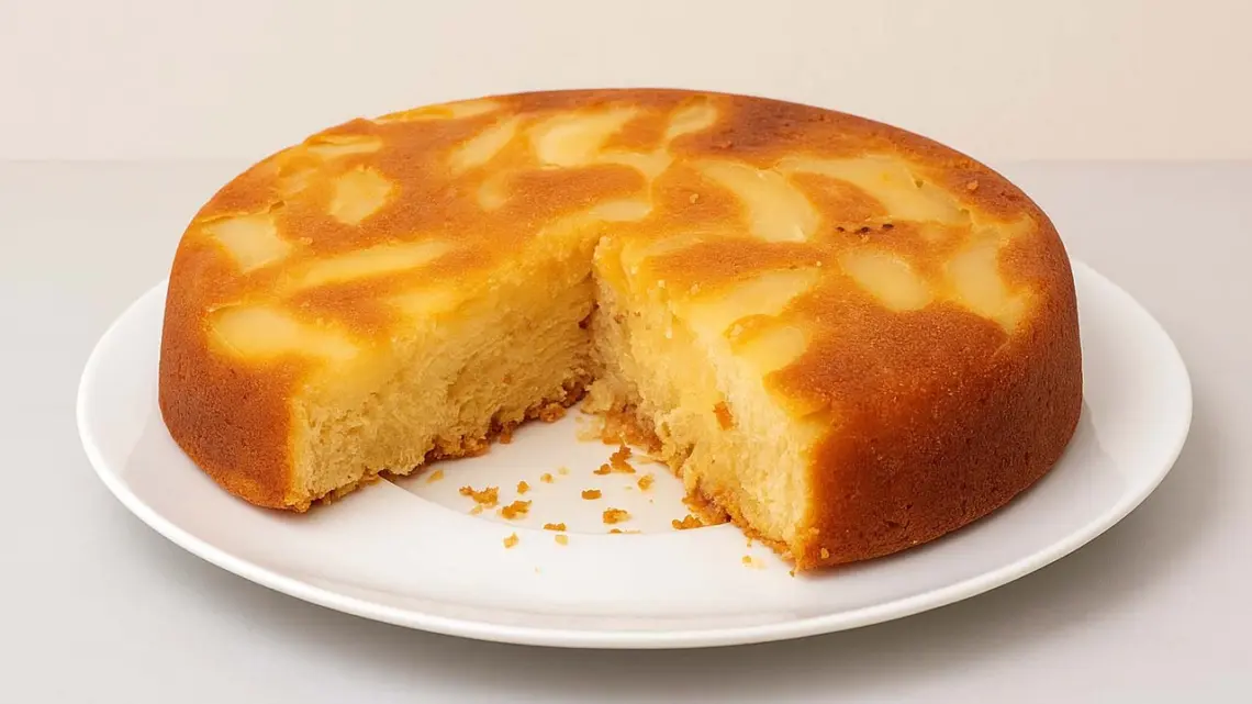 Moelleux aux pommes renversé : le gâteau fondant et facile à faire