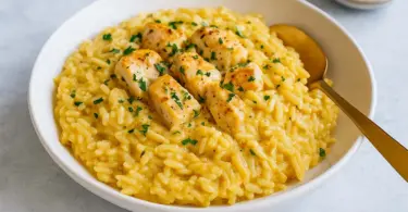 Orzo crémeux au poulet et cheddar fondant : le plat réconfortant prêt en 30 minutes