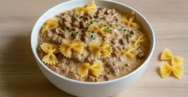 Pâtes crémeuses à la viande : une recette onctueuse et pleine de saveurs