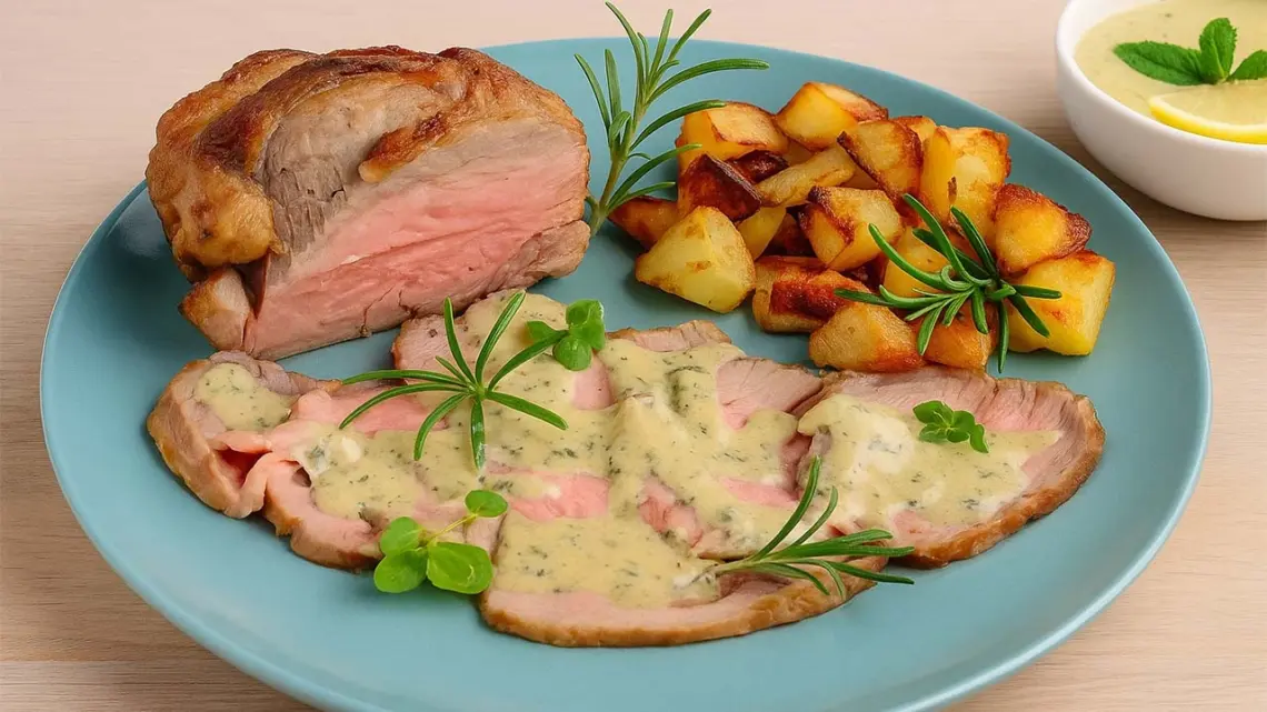 Rôti de veau à la crème de moutarde : Une recette traditionnelle et raffinée