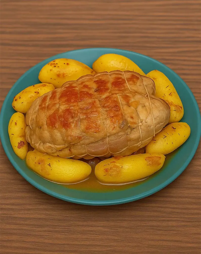 Rôti de veau aux pommes de terre au four : un grand classique de la cuisine familiale française