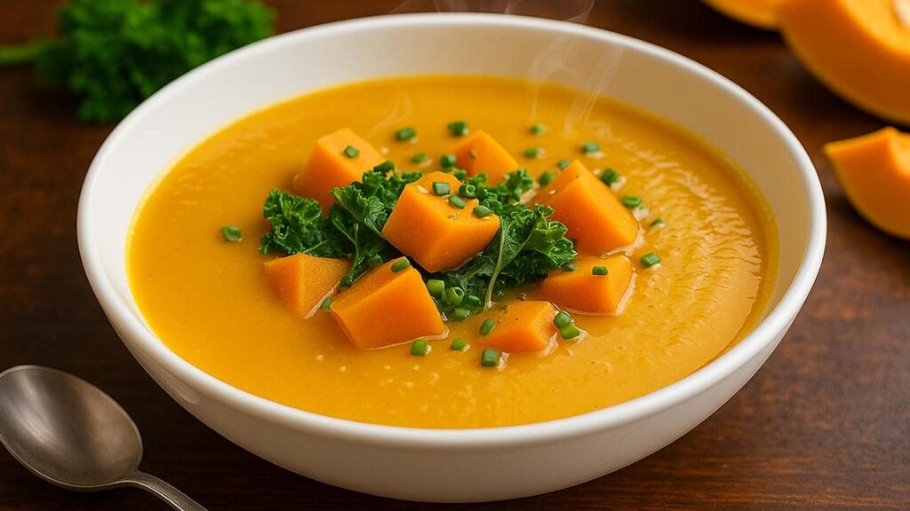 Soupe Minceur au Potiron et au Gingembre