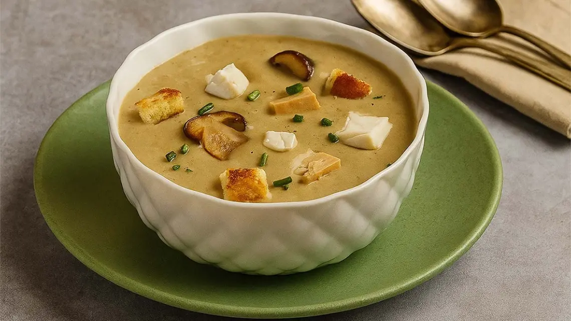 Soupe aux cèpes, Chaource et foie gras : une recette raffinée et automnale