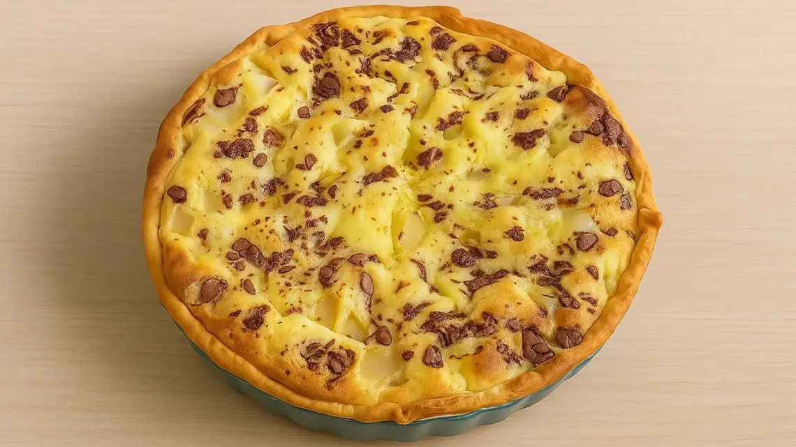 Tarte poire mascarpone et chocolat praliné : un dessert fondant et gourmand