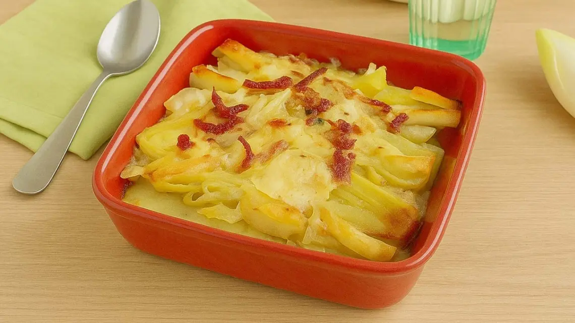Tartiflette aux endives et reblochon fondant : un plat réconfortant et équilibré