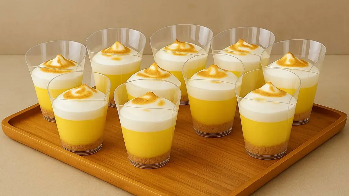 Verrine tarte au citron meringuée : un dessert élégant pour les fêtes de Noël