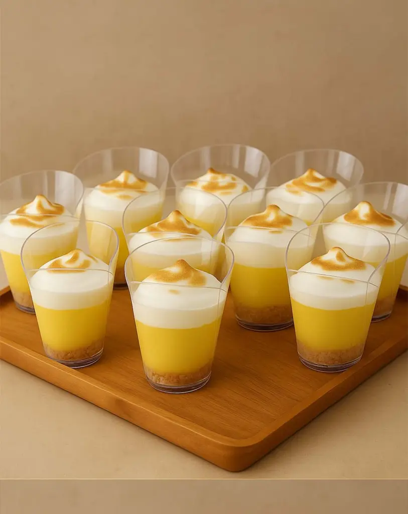 Verrine tarte au citron meringuée : un dessert élégant pour les fêtes de Noël