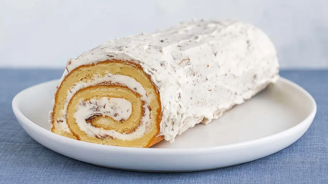 Bûche de Noël mascarpone-chocolat : façon Cyril Lignac, prêt en 30 minutes