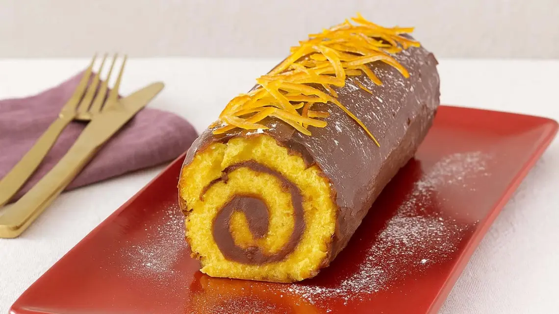 Bûche orange chocolat mascarpone : la recette de Noël facile et gourmande