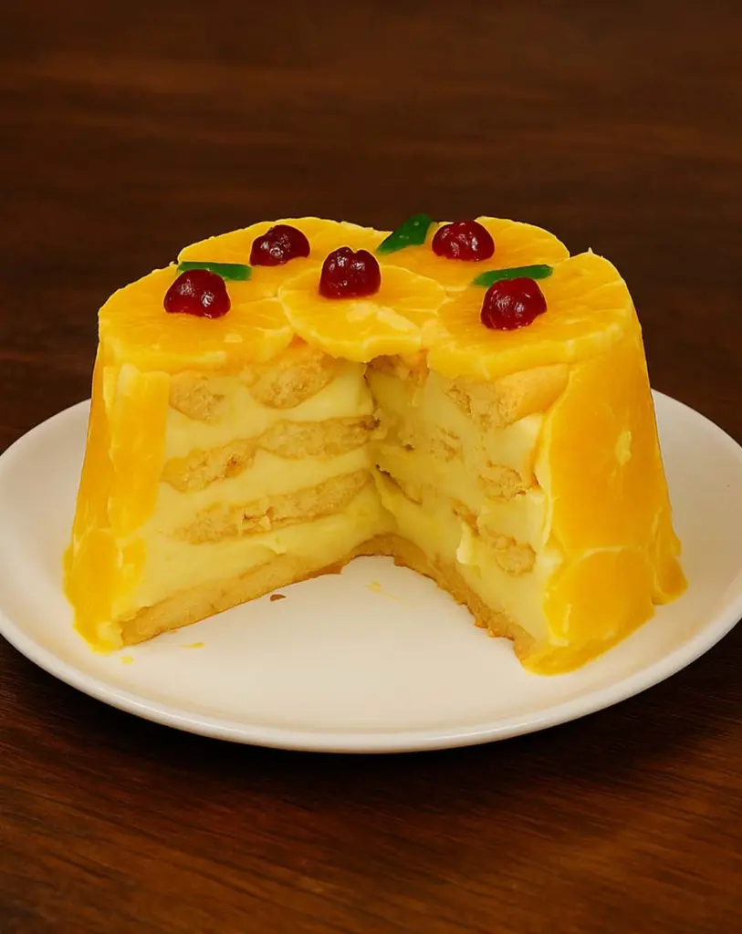 Charlotte à l’orange maison : dessert frais, léger et ultra parfumé