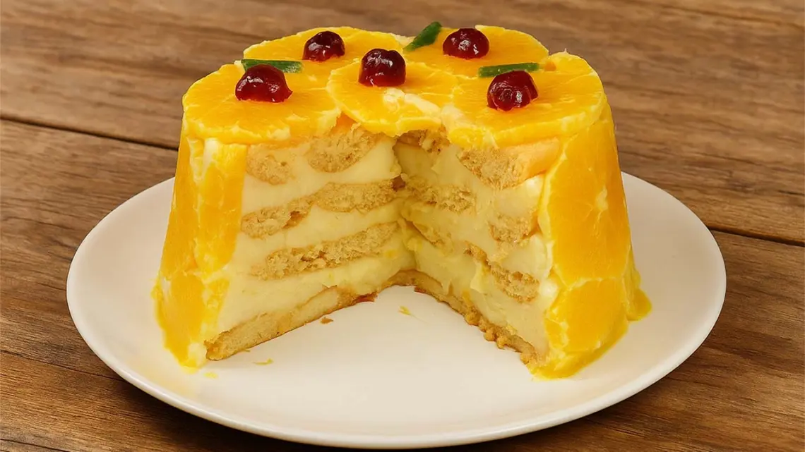 Charlotte à l’orange maison : dessert frais, léger et ultra parfumé