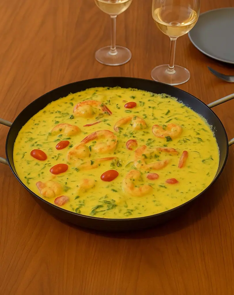 Gambas à la toscane à l’ail et au parmesan : une recette italienne crémeuse et savoureuse