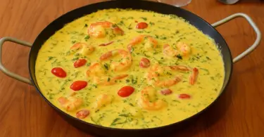 Gambas à la toscane à l’ail et au parmesan : une recette italienne crémeuse et savoureuse