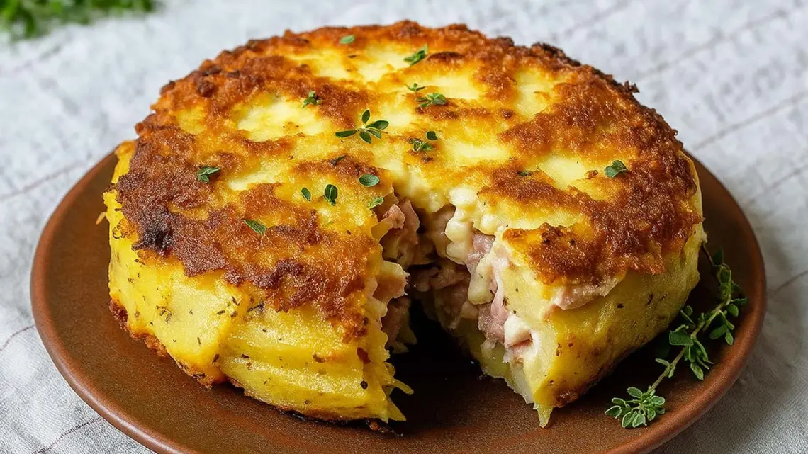 Gâteau de Pommes de Terre au Jambon et Mozzarella : Recette Facile et Ultra Gourmande