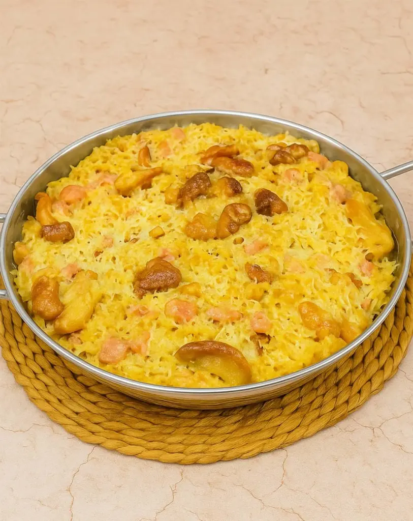 Gratin de coquillettes au jambon et aux cèpes : un plat réconfortant parfait pour l’hiver