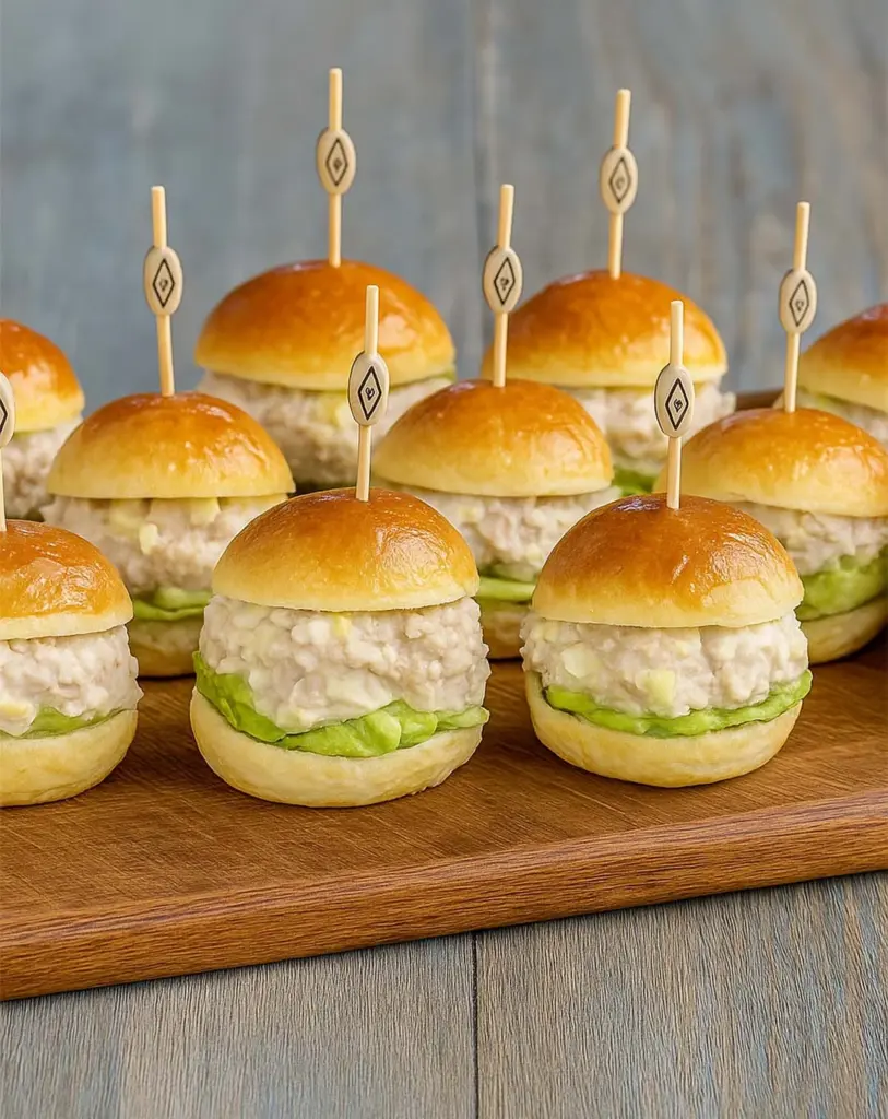 Mini burgers froids au thon : bouchées moelleuses pour un apéritif gourmand