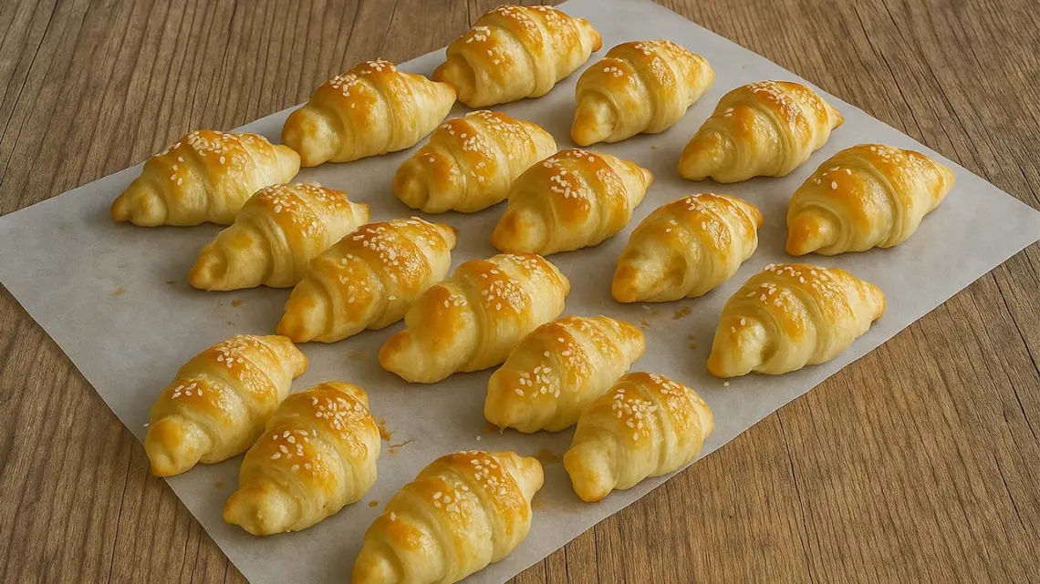 Mini croissants jambon fromage à la béchamel : la recette apéritive facile et gourmande