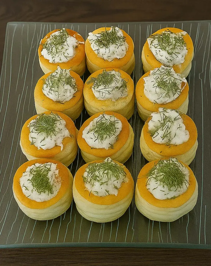 Mini vol-au-vent aux rillettes de thon : bouchées apéritives prêt en 5 minutes