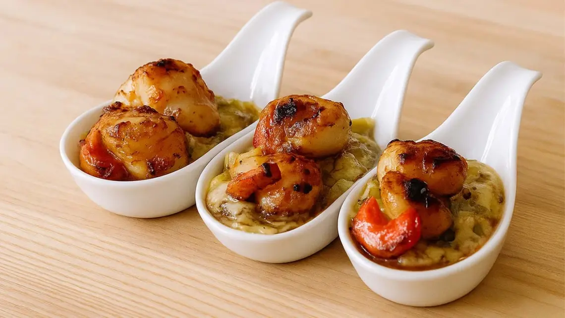 Noix de saint jacques à la fondue de poireaux : Un véritable plaisir pour les papilles