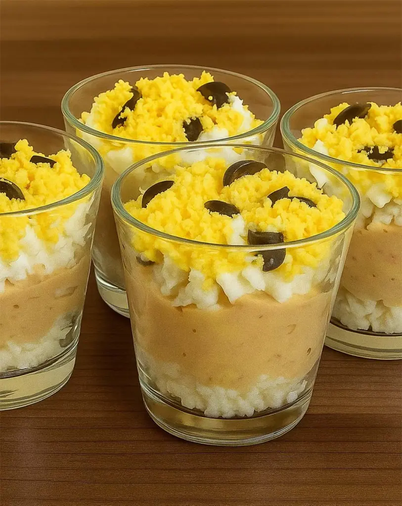 Oeufs Mimosa au Thon en Verrines : la Recette Apéritive Parfaite pour Noël