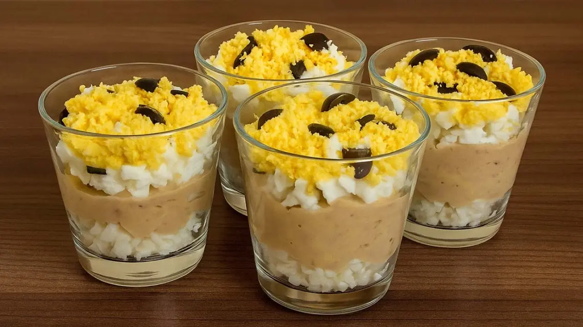 Oeufs Mimosa au Thon en Verrines : la Recette Apéritive Parfaite pour Noël