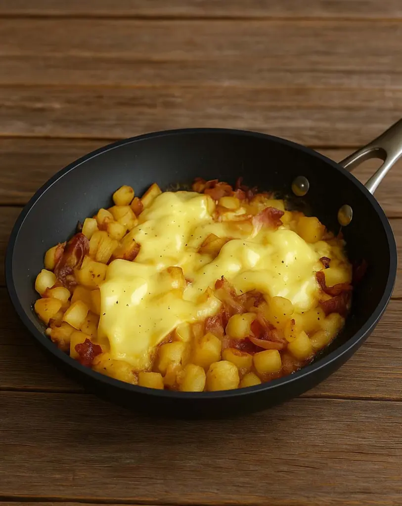 Poêlée de pommes de terre au reblochon : un dîner rustique plein de saveurs