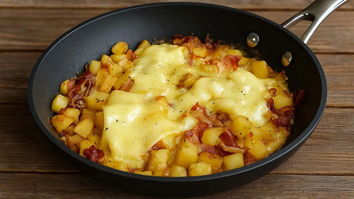 Poêlée de pommes de terre au reblochon : un dîner rustique plein de saveurs