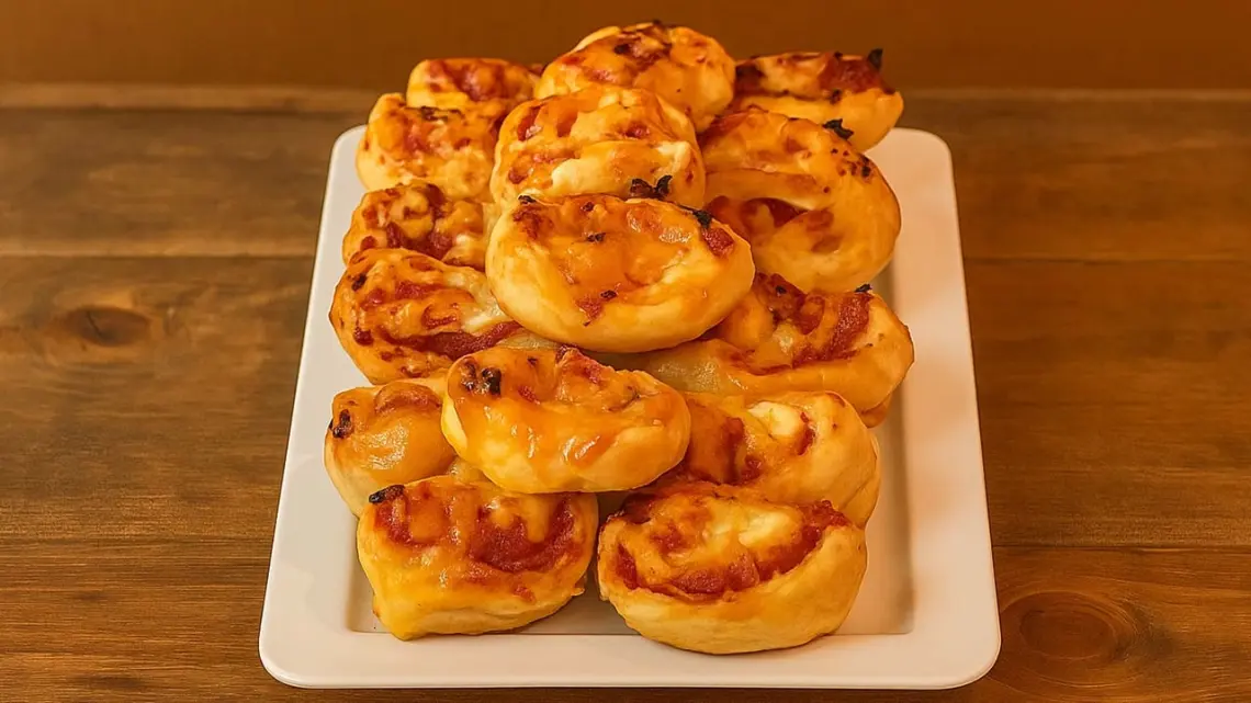 Roulés Apéritifs de Noël au Chorizo et Vache qui Rit : Prêts en 20 Minutes !