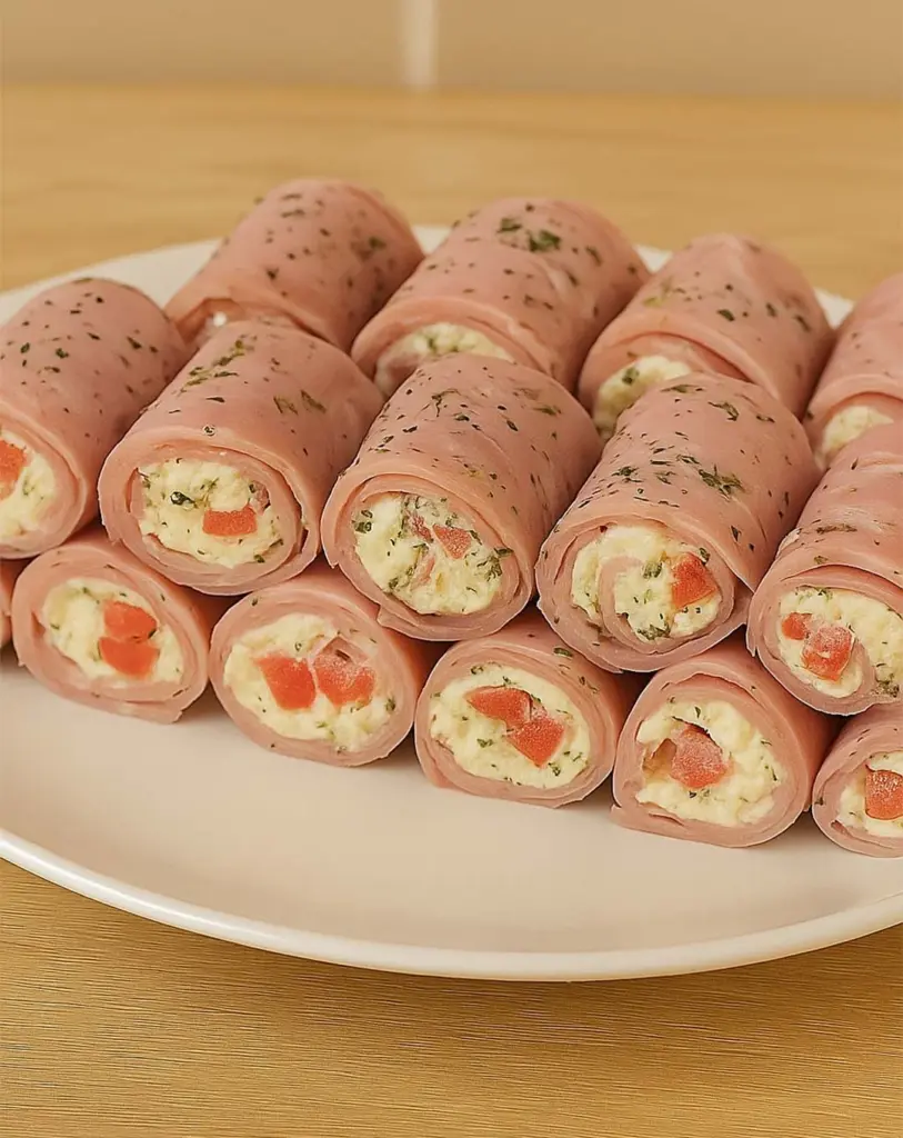 Roulés de Jambon au Fromage Frais : l’Entrée Minute Facile et Gourmande