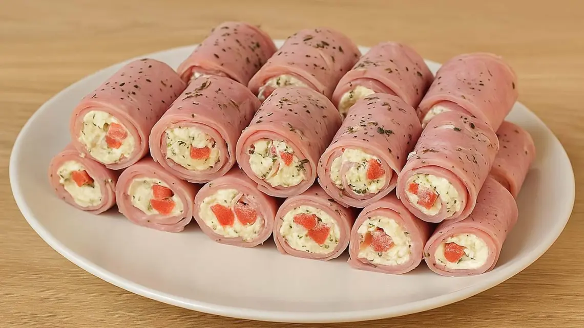 Roulés de Jambon au Fromage Frais : l’Entrée Minute Facile et Gourmande