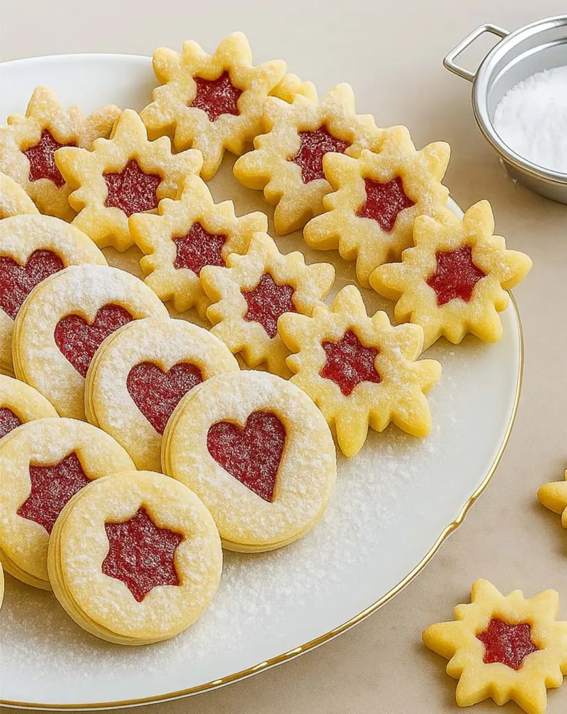 Sablés de Noël à la Confiture de Framboise : Biscuits Festifs