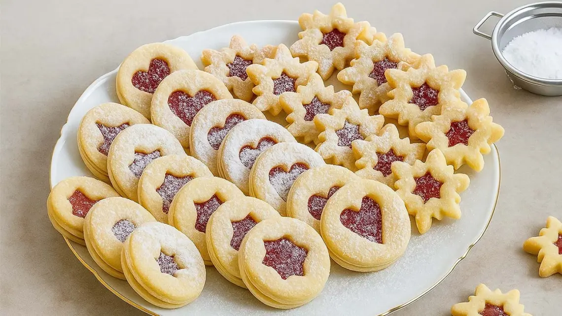 Sablés de Noël à la Confiture de Framboise : Biscuits Festifs