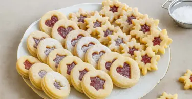 Sablés de Noël à la Confiture de Framboise : Biscuits Festifs