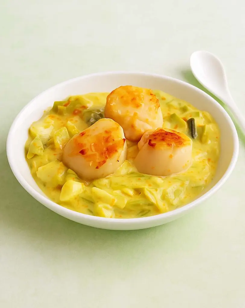 Saint-Jacques fondue de poireaux à l’orange : un plat festif pour les fêtes de Noël