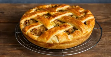 Tourte aux pommes de terre et à la chair à saucisse : Une recette familiale pleine de générosité