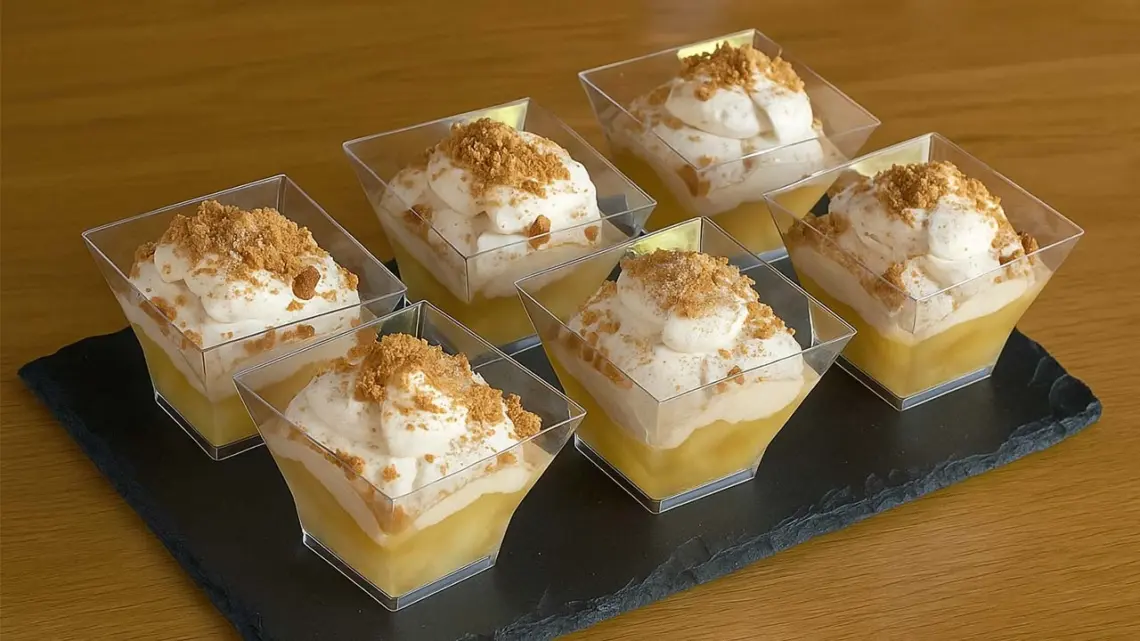 Verrines Chantilly de Foie Gras aux Poires : l’Entrée Chic et Raffinée pour Noël