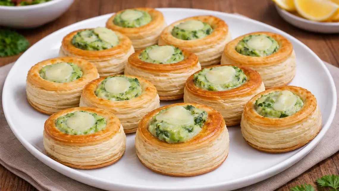 Bouchées feuilletées aux noix de Saint-Jacques et crème fraîche : apéritif festif rapide