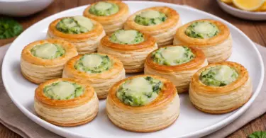 Bouchées feuilletées aux noix de Saint-Jacques et crème fraîche : apéritif festif rapide