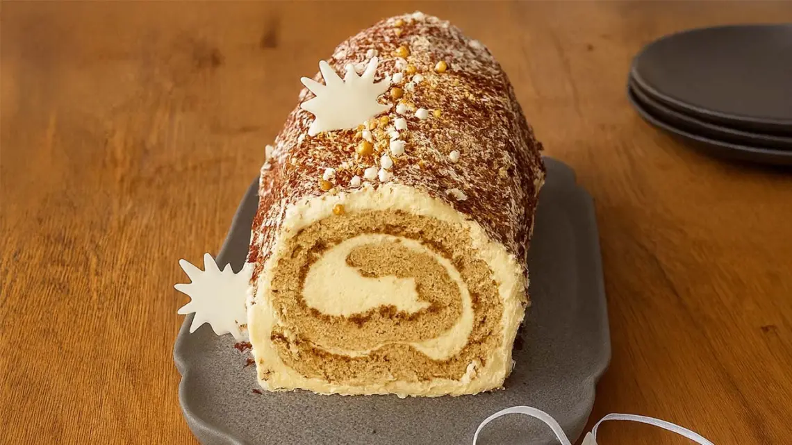 Bûche Tiramisu au Mascarpone : le Dessert de Noël Facile et Crémeux