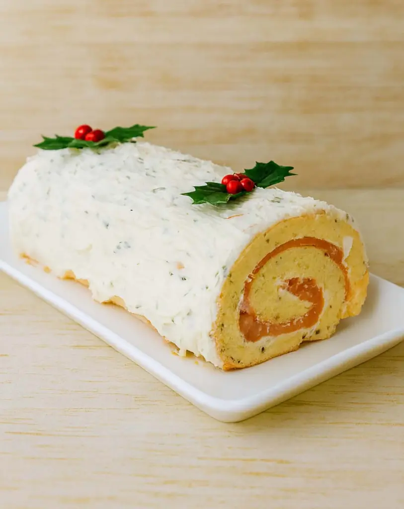 Bûche au Saumon Fumé et Fromage Frais : Entrée Festive Maison