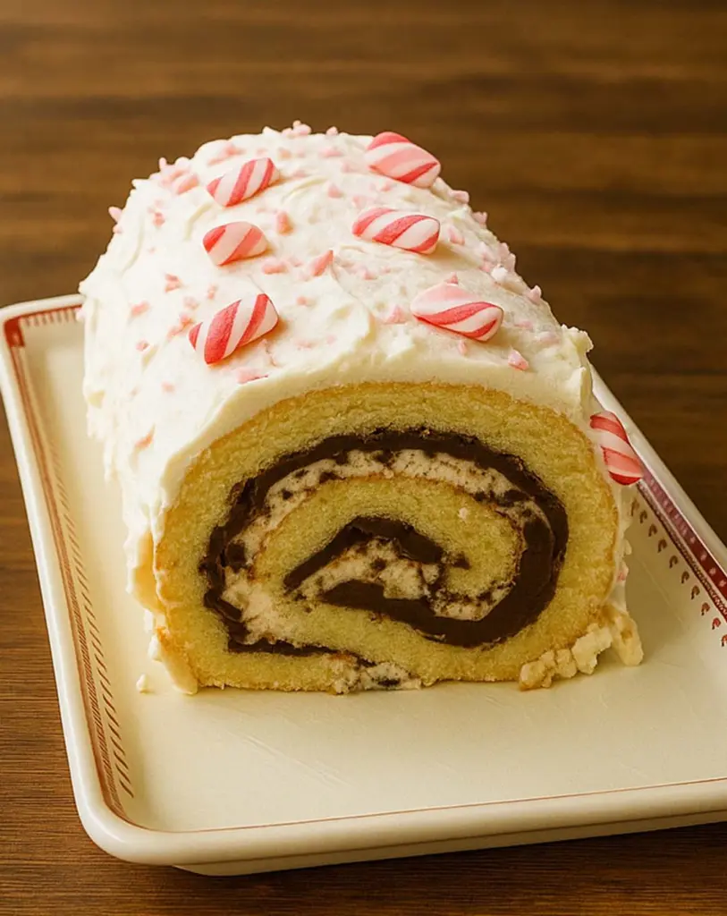 Bûche de Noël Vanille et Chocolat : Dessert Festif Inratable et Crémeux