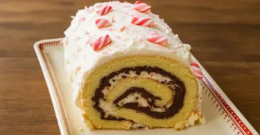 Bûche de Noël Vanille et Chocolat : Dessert Festif Inratable et Crémeux