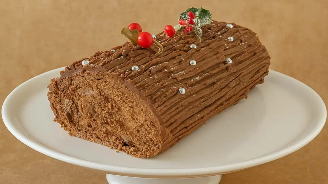 Bûche de Noël à la Crème Mousseline Chocolatée : La Recette Gourmande et Facile à Réussir