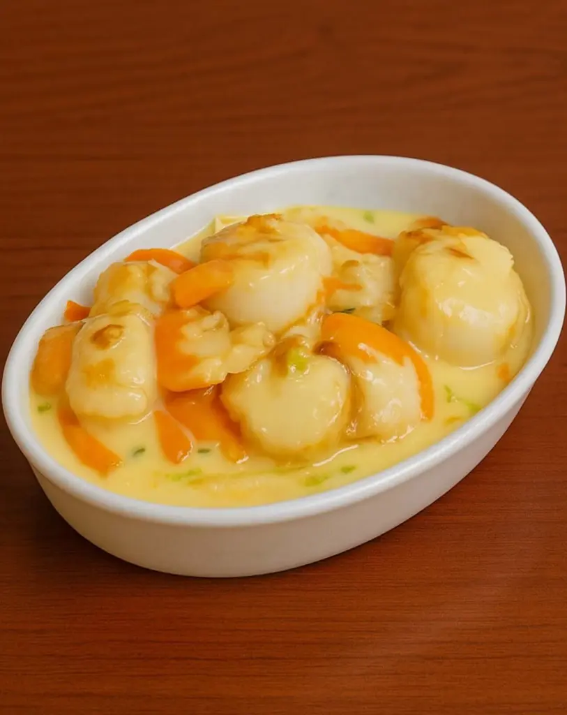 Coquilles Saint-Jacques à la Crème : Plat Raffiné pour un Dîner Festif
