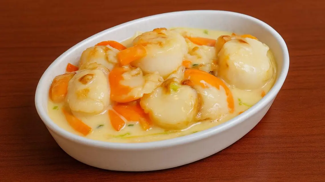 Coquilles Saint-Jacques à la Crème : Plat Raffiné pour un Dîner Festif