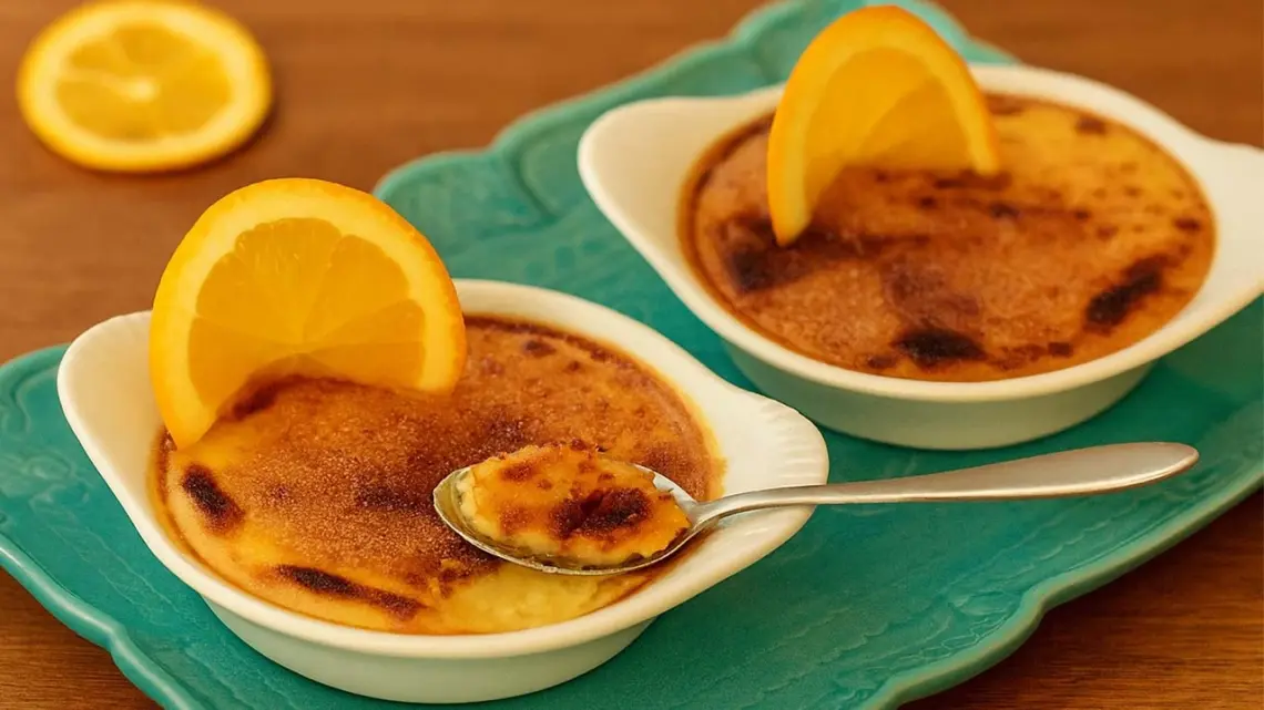 Crèmes Brûlées à l’Orange et Romarin : un Dessert Gourmand et Aromatique