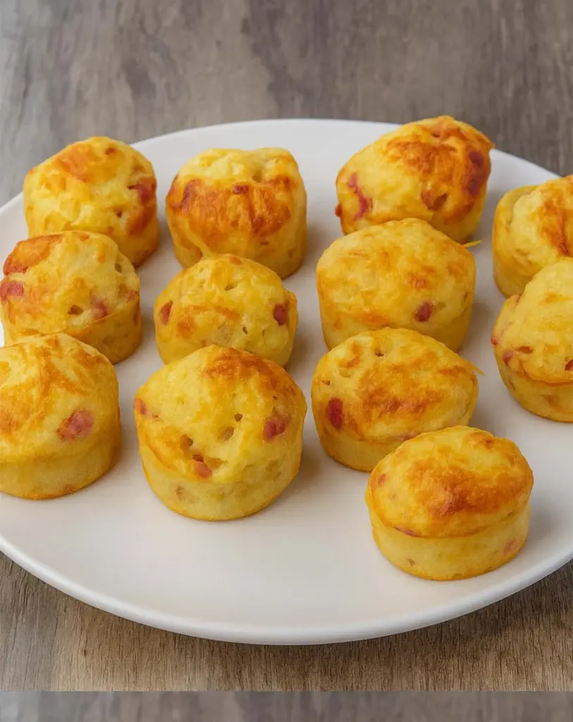 Crêpes Soufflées au Fromage et Bacon : Bouchées Moelleuses pour l’Apéro