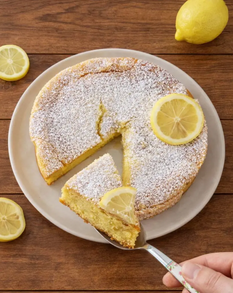 Gâteau nuage au citron ultra léger : recette facile sans farine