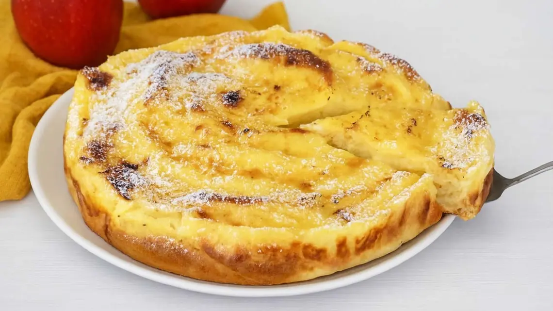 Gâteau ouragan aux pommes et vanille : dessert maison fondant