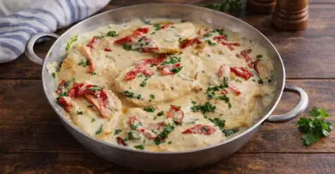 Poulet crémeux à l’ail façon Toscane : plat gourmand en 25 minutes